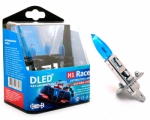  DLED Газонаполненная автомобильная лампа H1 DLED Серия "Racer" 8000K (2шт.)